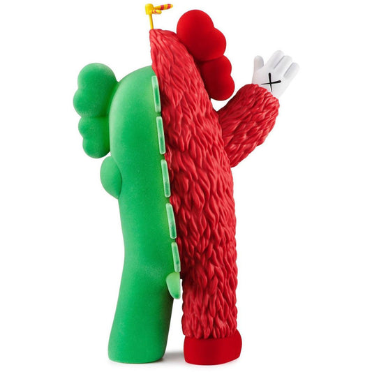 KAWS x Gachapin "KACHAMUKKU (Green/Red)" Figure