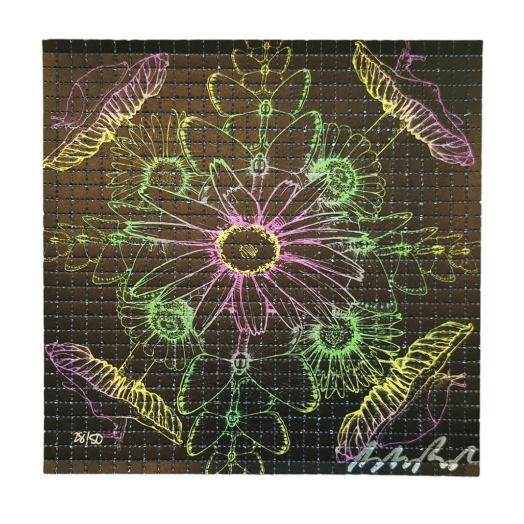 Sage Vaughn Tiger Woods - Inverted, 2019 Archival Pigment Print On Blotter Paper 7.75 x 7.75 in Edition of 50