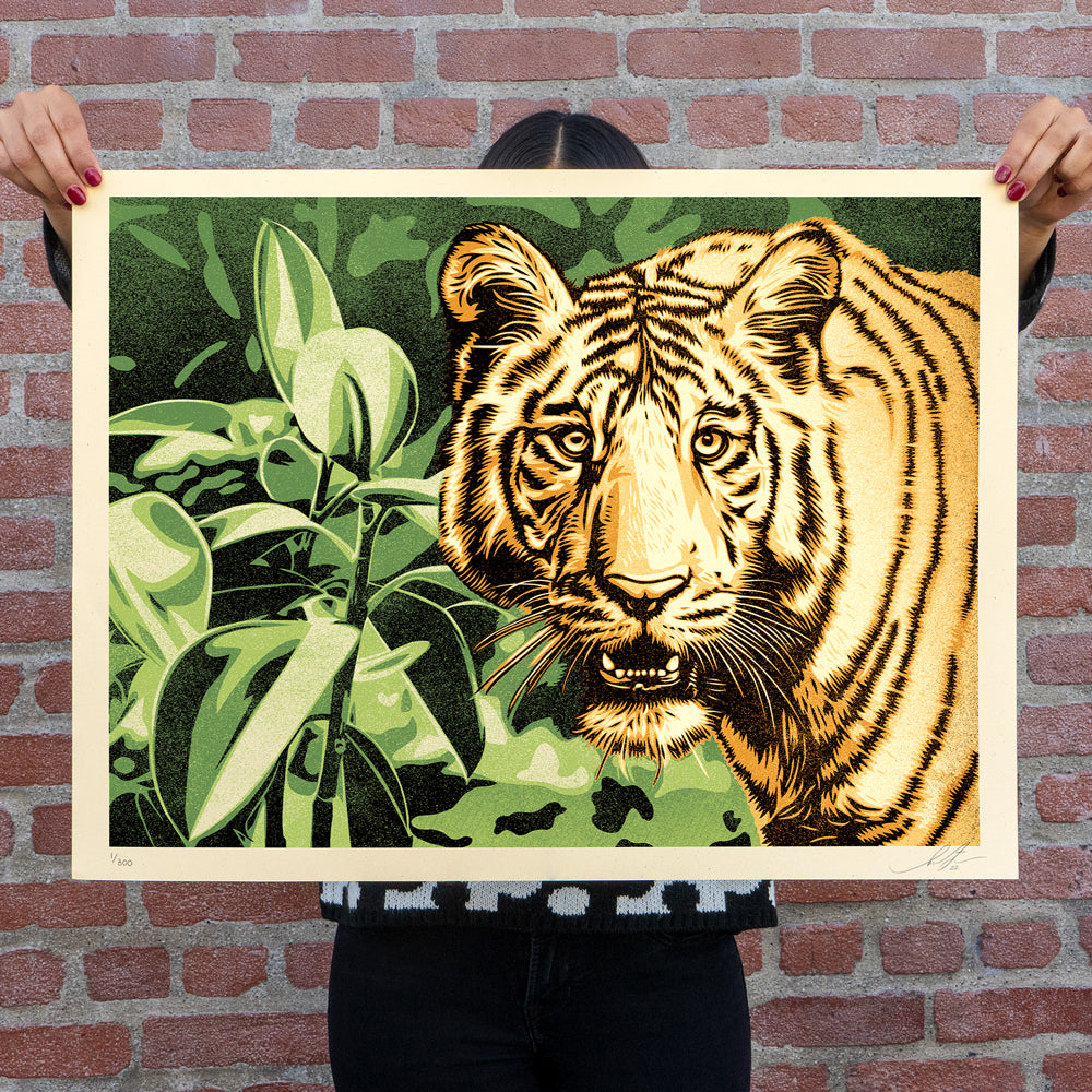 Shepard Fairey "Grace And Power Under Pressure (Green)" Print