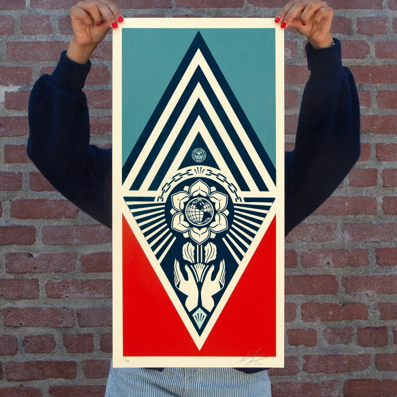 Shepard Fairey "Cultivate Harmony" Print