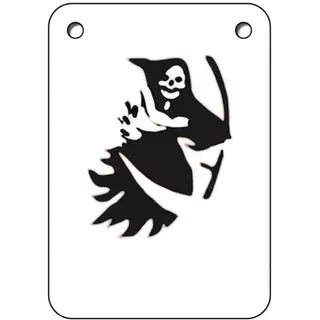 Virgil Abloh Reaper I, 2019 Transparent Lithographic Print 23 in x 16 in (40.6 cm x 58.4 cm) Edition of 200 Hand Signed, Dated + Numbered by the artist. © 2019 Virgil Abloh.