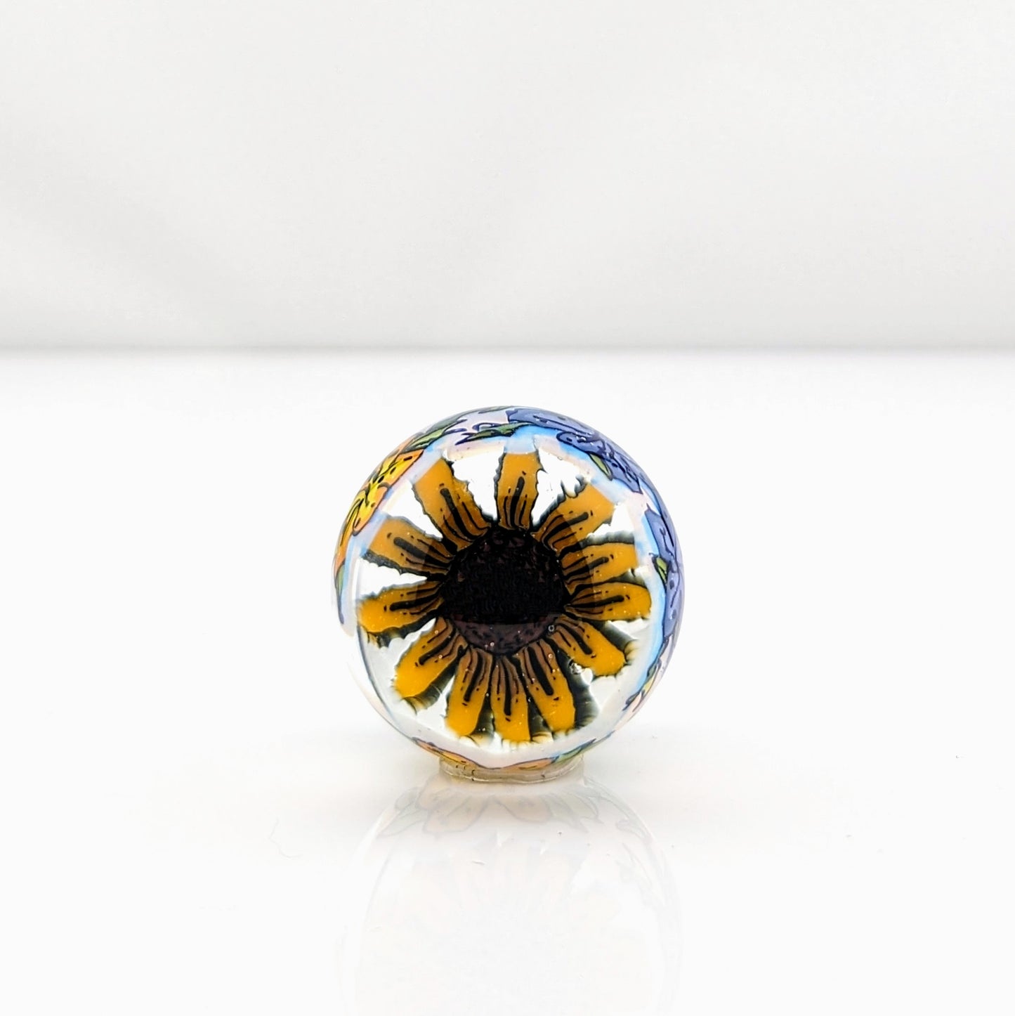 BMFT 2024 Borosilicate Glass Marble 41 mm  Hand blown glass made by BMFT