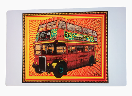 Chuck Sperry Eric Clapton Royal Albert Hall London, England 2009 Art Card Approx. 8.5 x 5.5 in