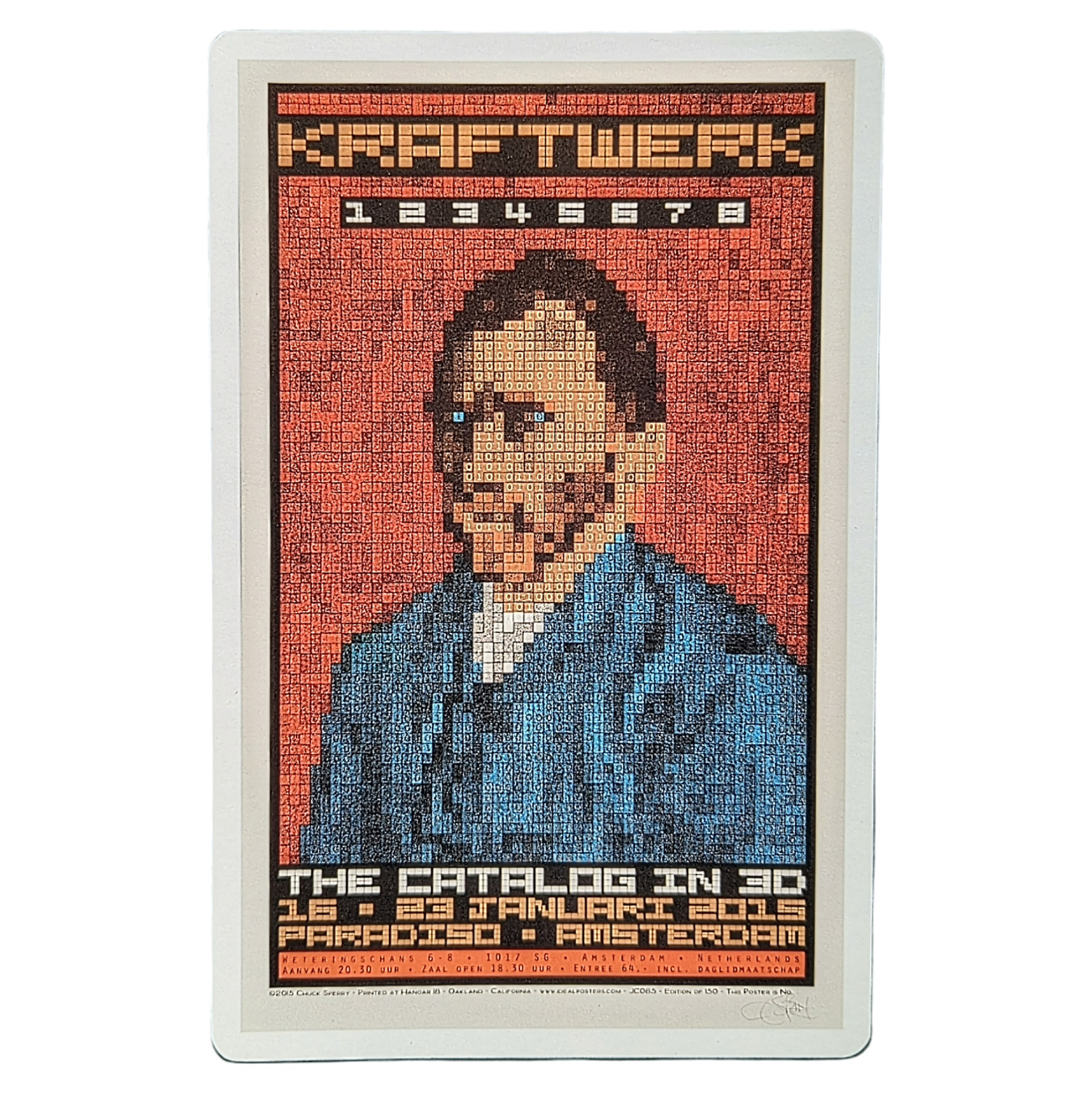 Chuck Sperry Kraftwerk, 2015 Art Card Approx. 8.5 x 5.5 in