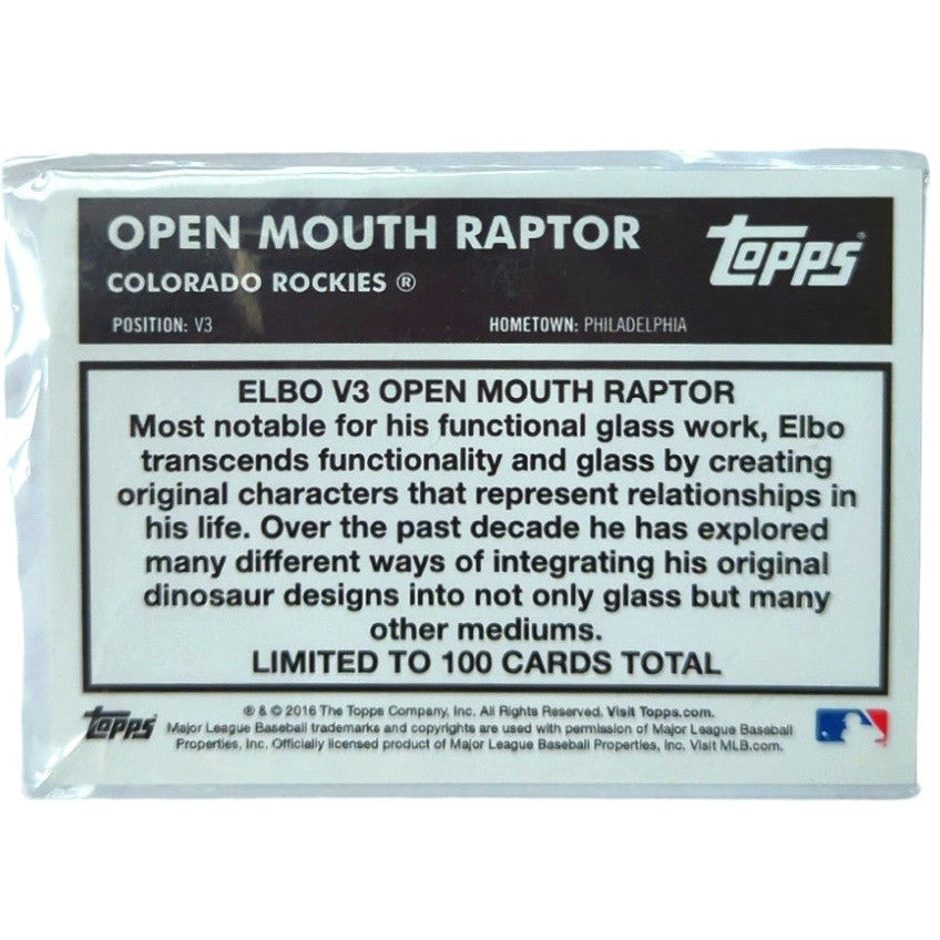 Elbo "Open Mouth Raptor" Topps Card