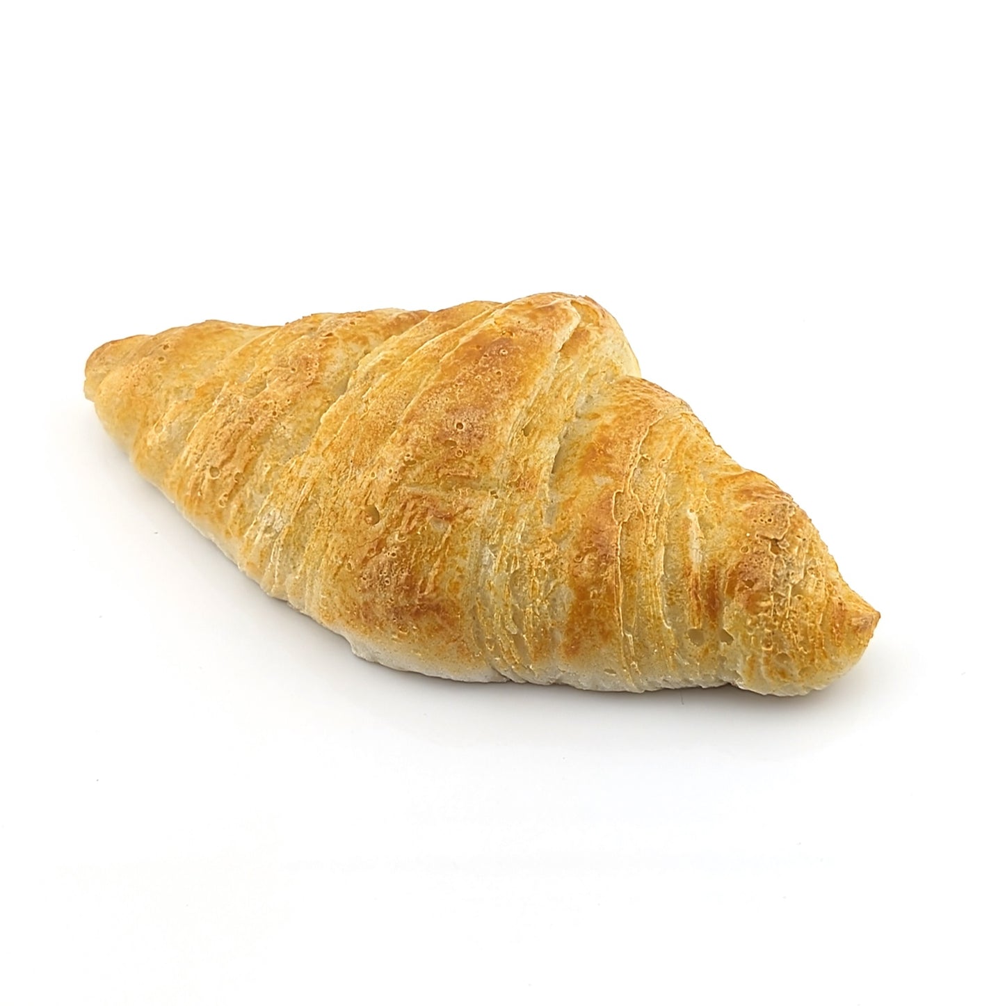 Eriko Kobayashi Croissant, 2024 Glass Sculpture Approx 63 x 24 x 21 mm  From Eriko Kobayashi's Hyper-Realistic Glass Food Series