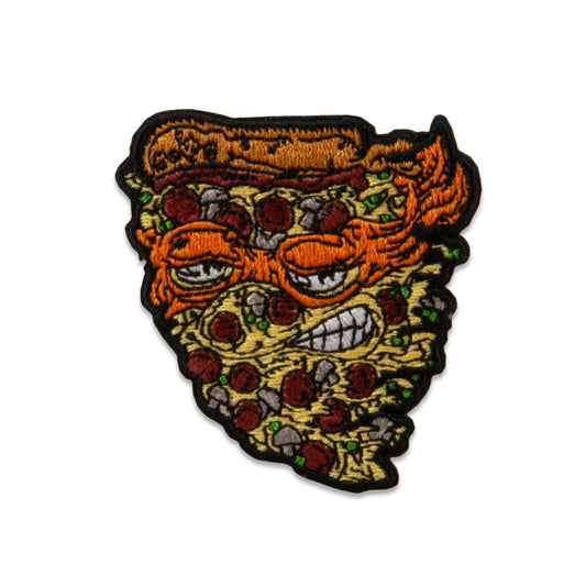 Vincent Gordon x Grassroots Pizza Orange Patch  - 2.5" tall - Embroidered - Iron-On Adhesive - Limited Edition of 100
