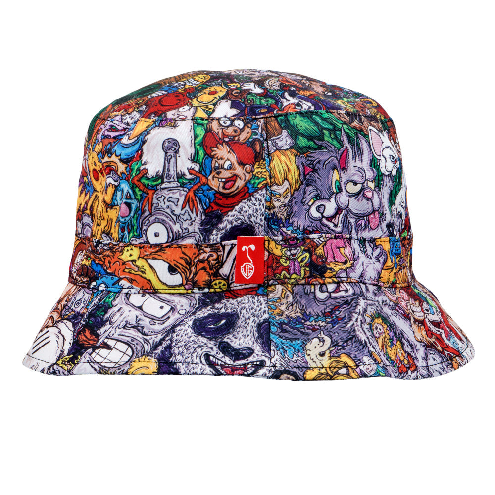 Vincent Gordon x Grassroots Cartoon Gumbo Reversible Bucket Hat