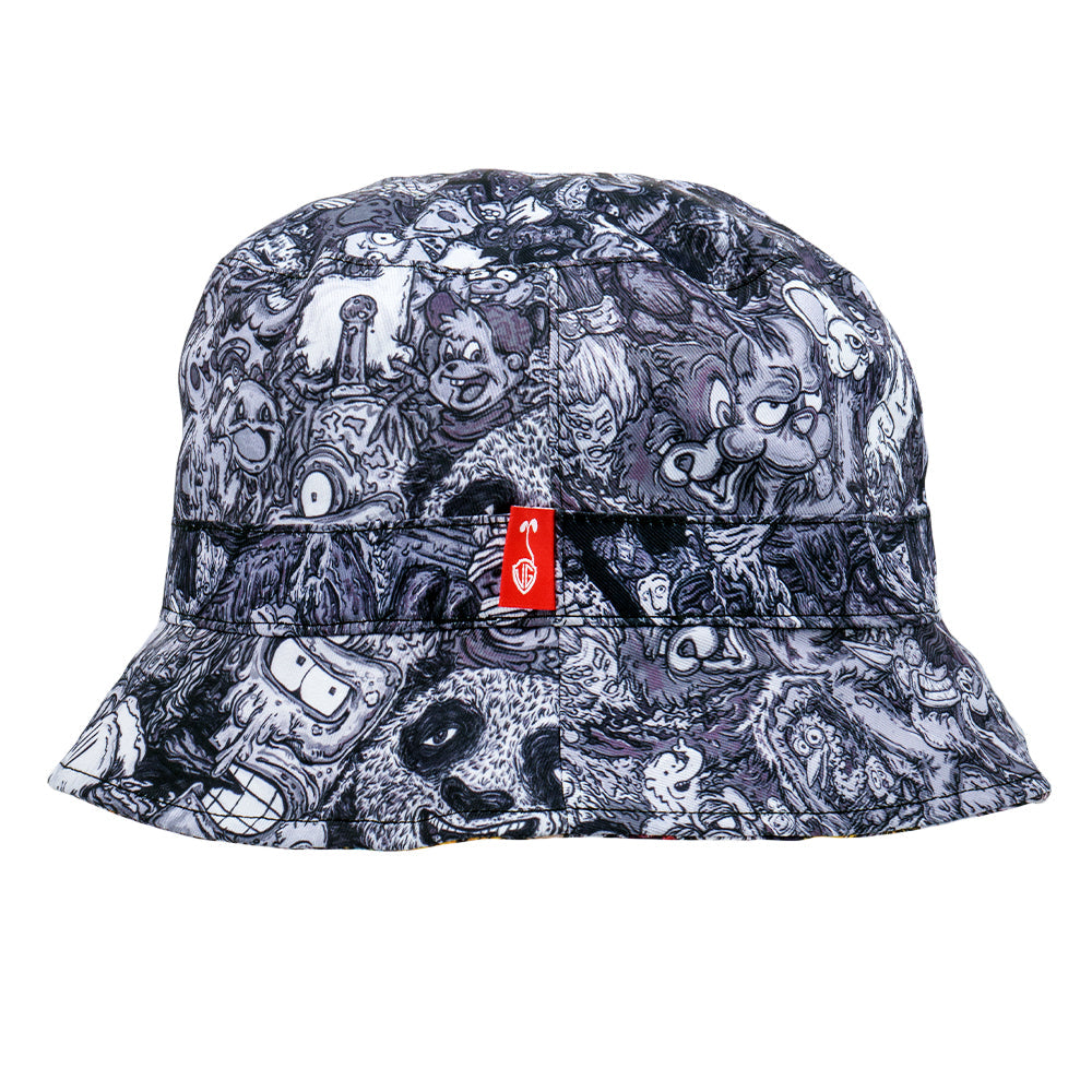 Vincent Gordon x Grassroots Cartoon Gumbo Reversible Bucket Hat