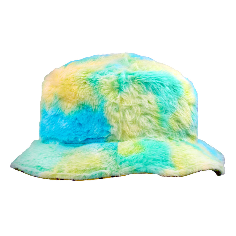 Killer Acid x Grassroots Mushroom Furry Reversible Bucket Hat