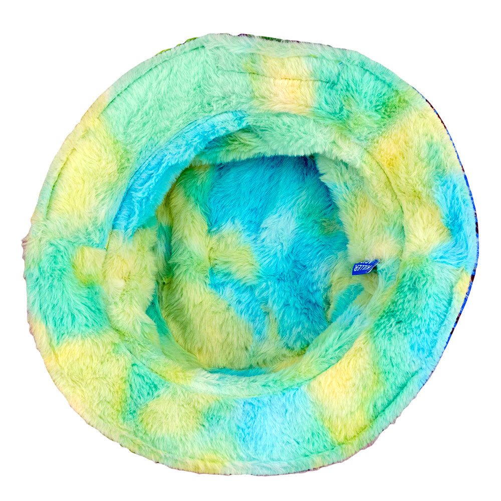 Killer Acid x Grassroots Mushroom Furry Reversible Bucket Hat