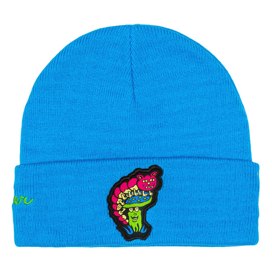 Killer Acid x Grassroots Mushroom Blue Cuff Beanie