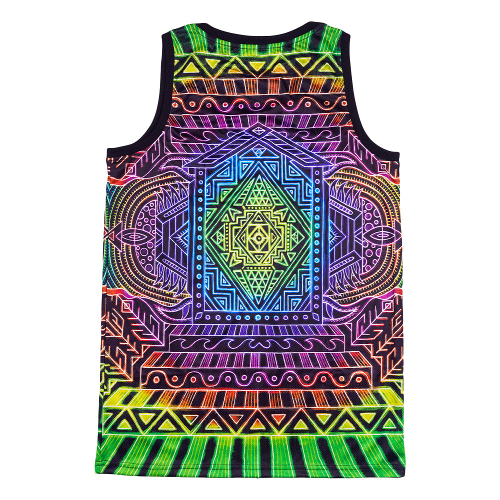 Chris Dyer x Grassroots Heavens Door Rainbow Basketball Jersey