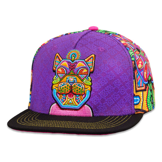 Chris Dyer x Grassroots Dog Purple Snapback Hat