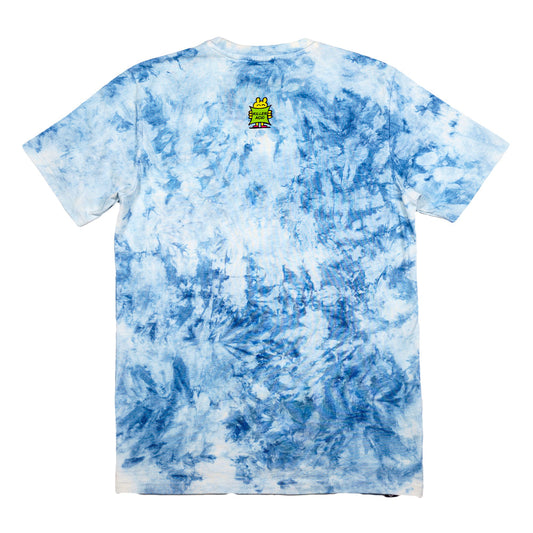 Killer Acid x Grassroots Mushroom Blue Tie Dye T Shirt