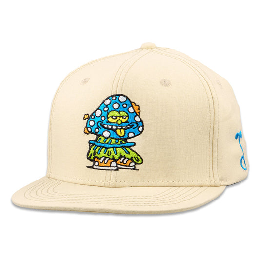 Killer Acid x Grassroots Mushroom Tan Snapback Hat