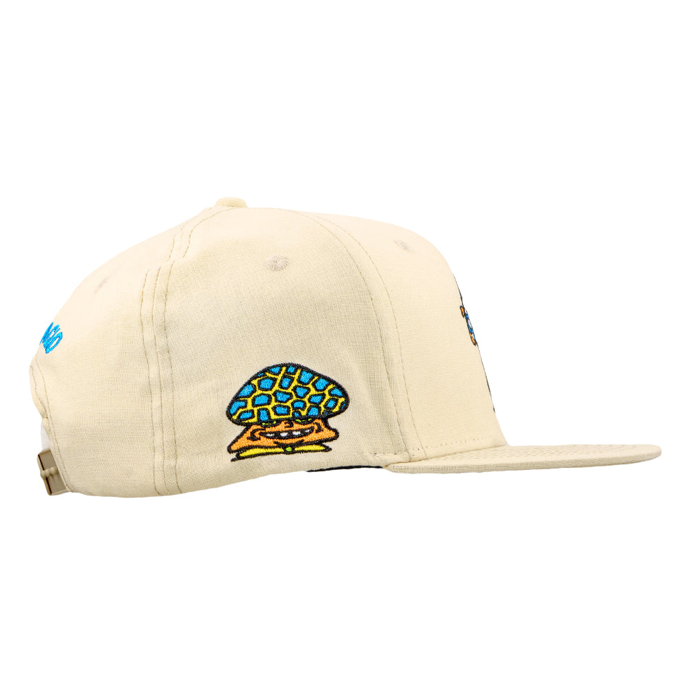 Killer Acid x Grassroots Mushroom Tan Snapback Hat