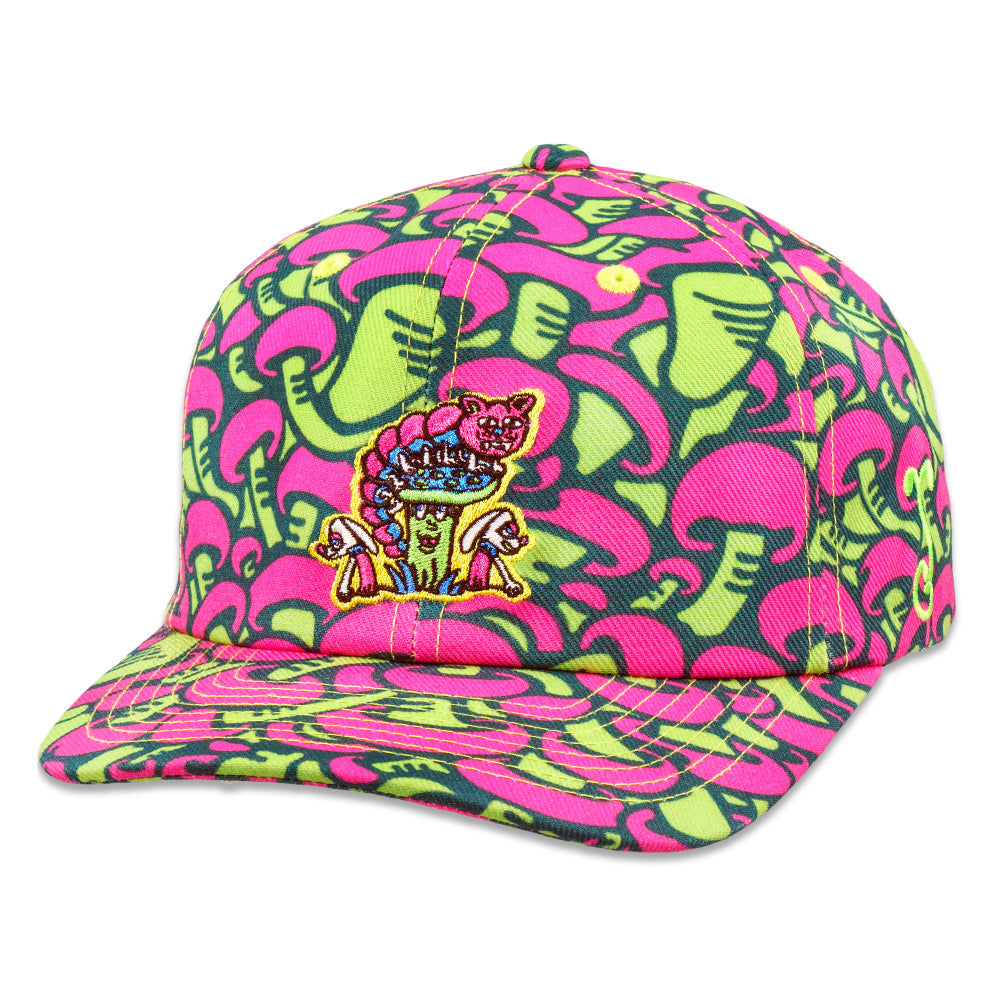 Killer Acid x Grassroots Mushroom Pink Dad Hat
