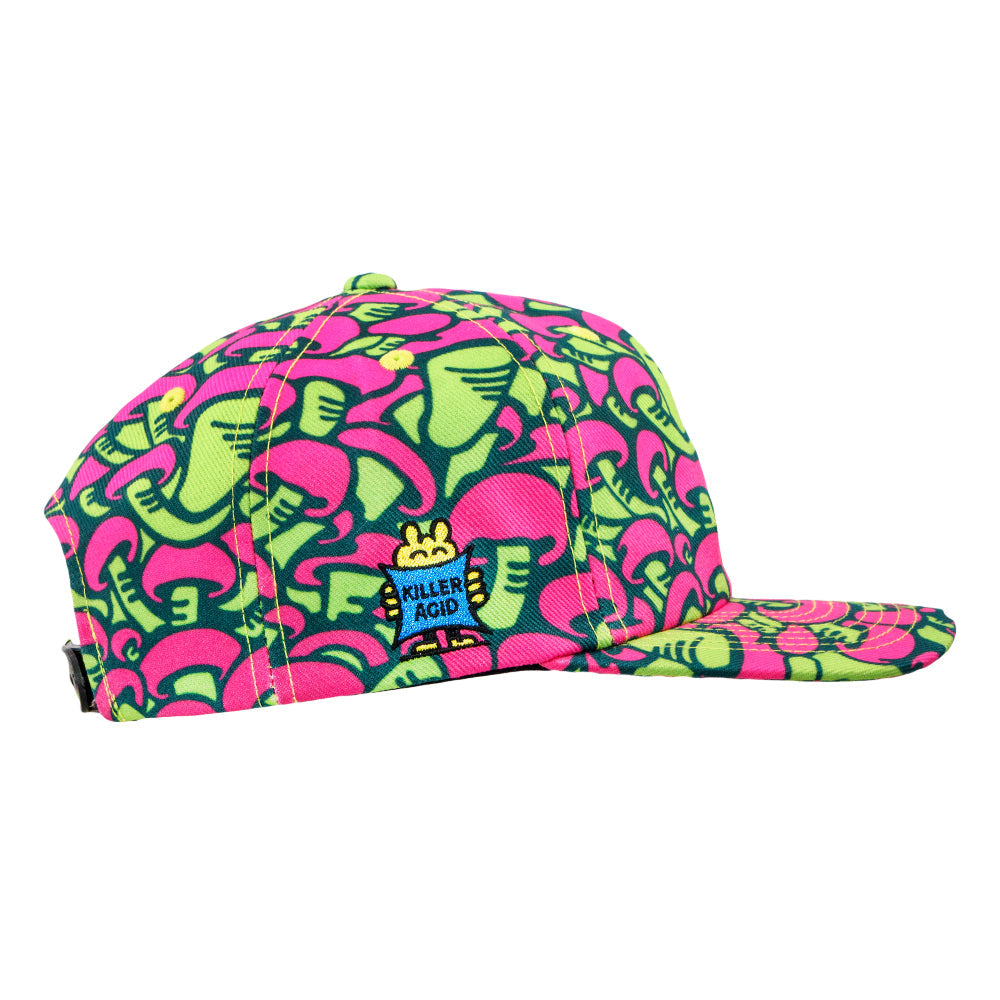 Killer Acid x Grassroots Mushroom Pink Dad Hat