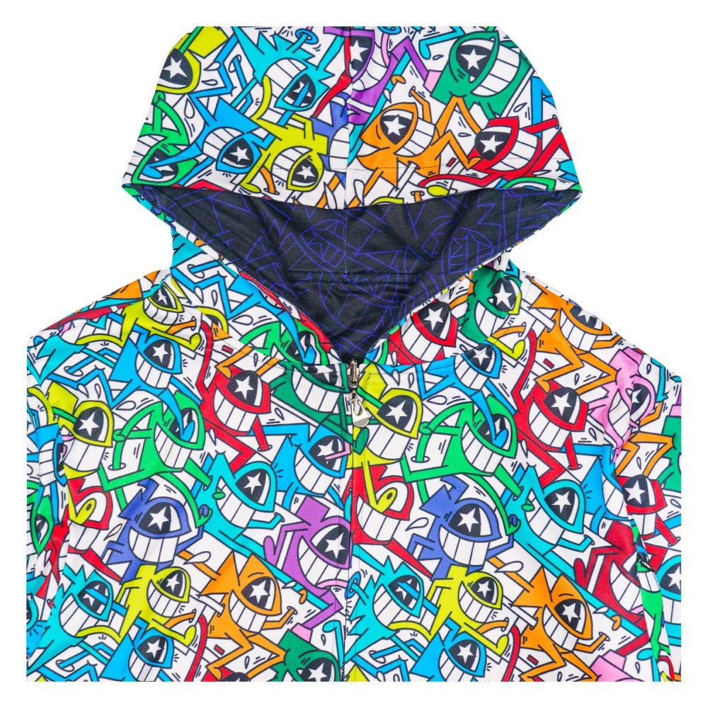 El Pez x Grassroots Smile Reversible Zip Up Hoodie