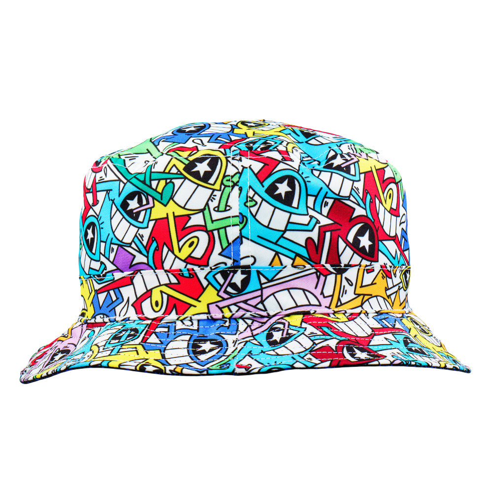 El Pez x Grassroots Smile Reversible Bucket Hat