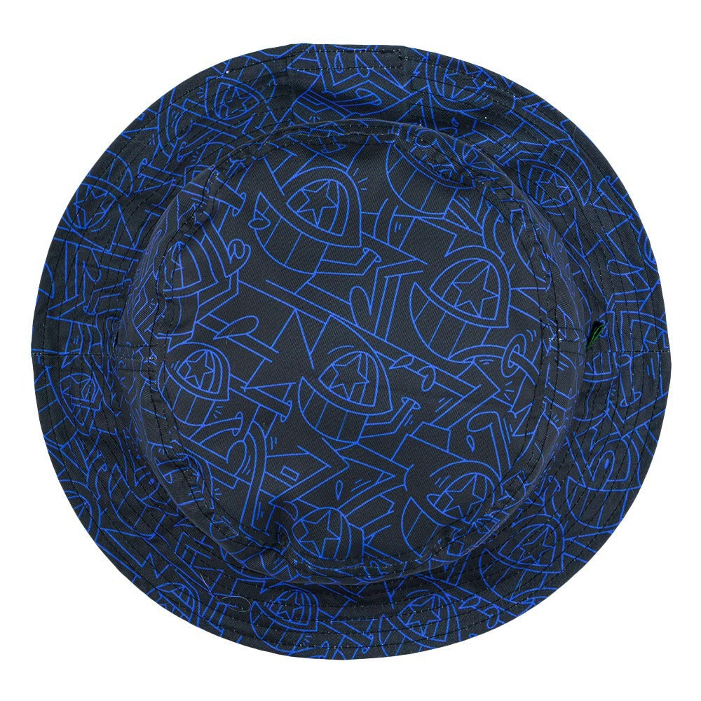 El Pez x Grassroots Smile Reversible Bucket Hat