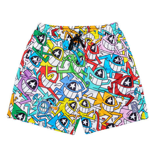 El Pez x Grassroots Smile Mesh Shorts