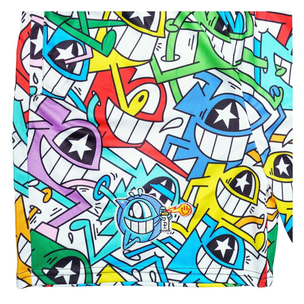El Pez x Grassroots Smile Mesh Shorts