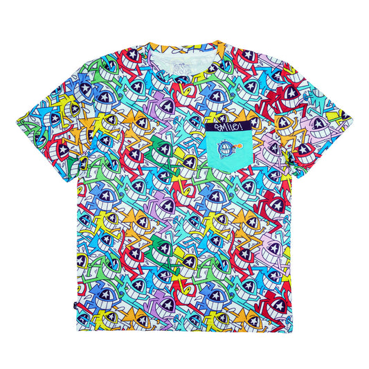 El Pez x Grassroots Smile Pocket T Shirt