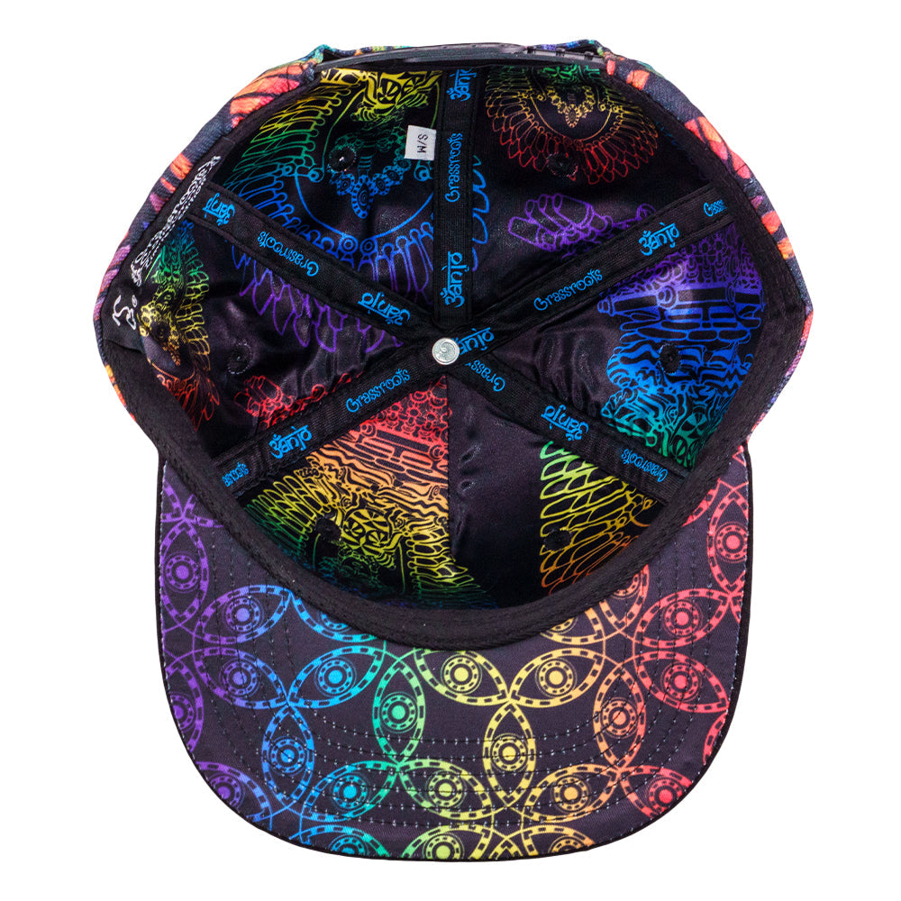Banjo Glass x Grassroots Isis Rainbow Snapback Hat