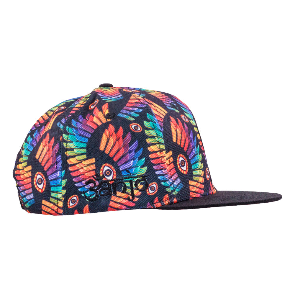 Banjo Glass x Grassroots Isis Rainbow Snapback Hat