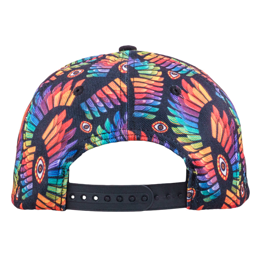 Banjo Glass x Grassroots Isis Rainbow Snapback Hat