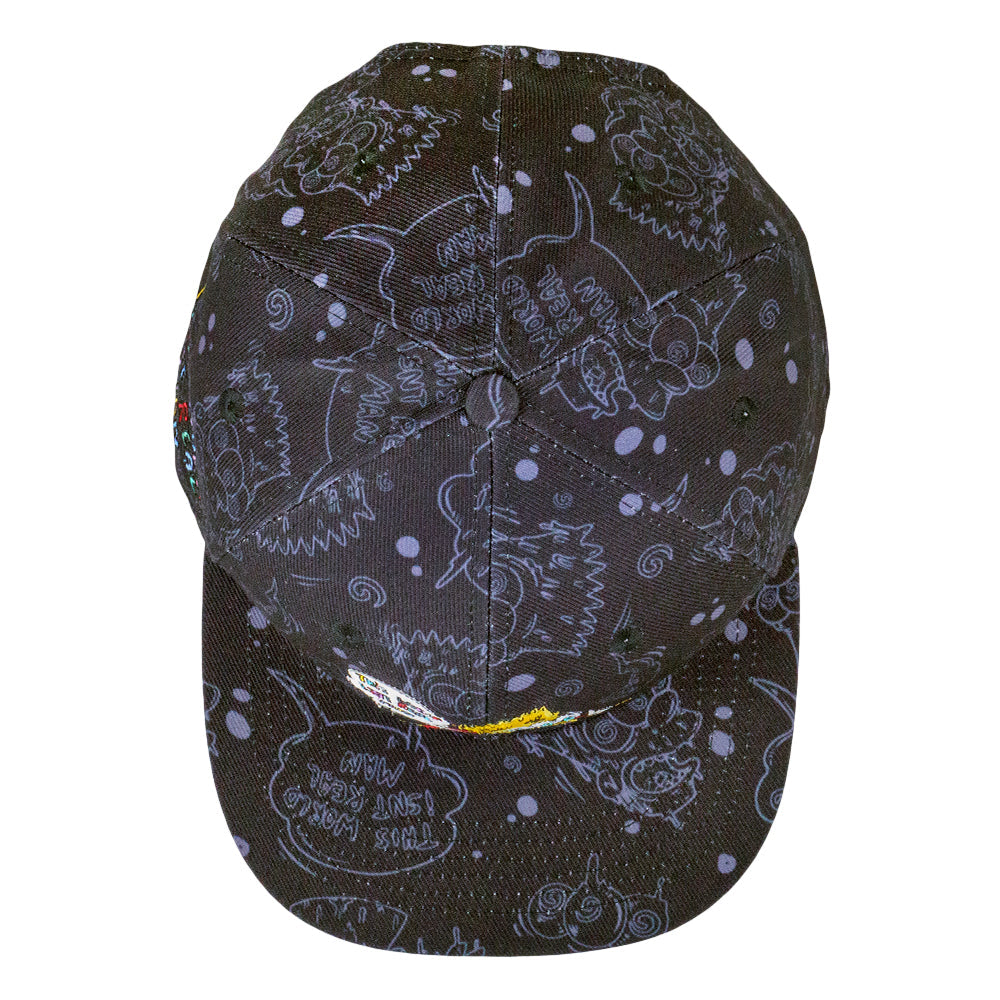 Vincent Gordon x Wookerson x Grassroots Bart Black Snapback Hat