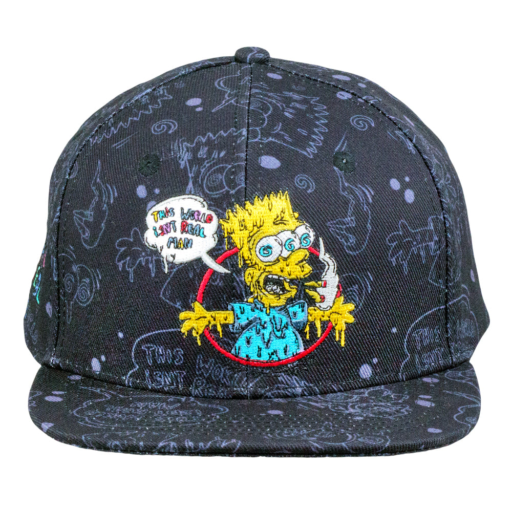 Vincent Gordon x Wookerson x Grassroots Bart Black Snapback Hat
