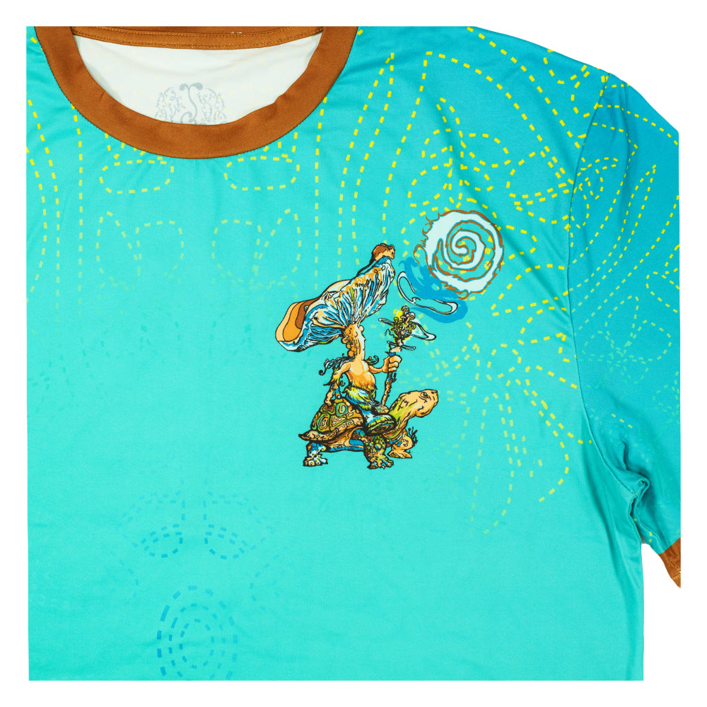 Kuhmali x Grassroots Mushroom Turtle T Shirt