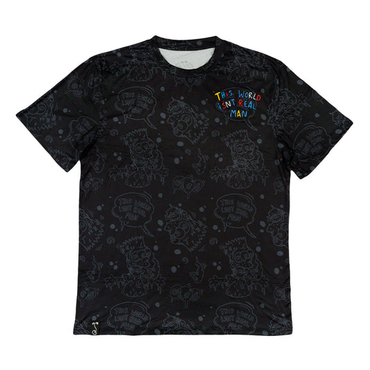 Vincent Gordon x Wookerson x Grassroots Bart Black T Shirt