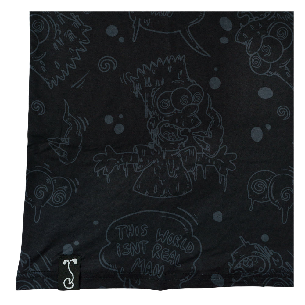 Vincent Gordon x Wookerson x Grassroots Bart Black T Shirt