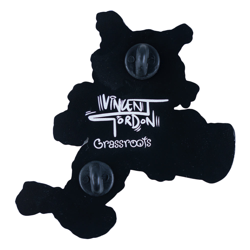 Vincent Gordon x Grassroots Dead Cats Pink Cat Pin