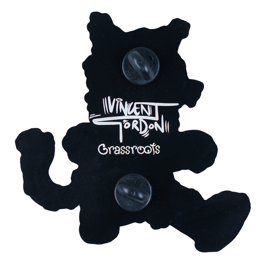 Vincent Gordon x Grassroots Dead Cats Orange Cat Pin