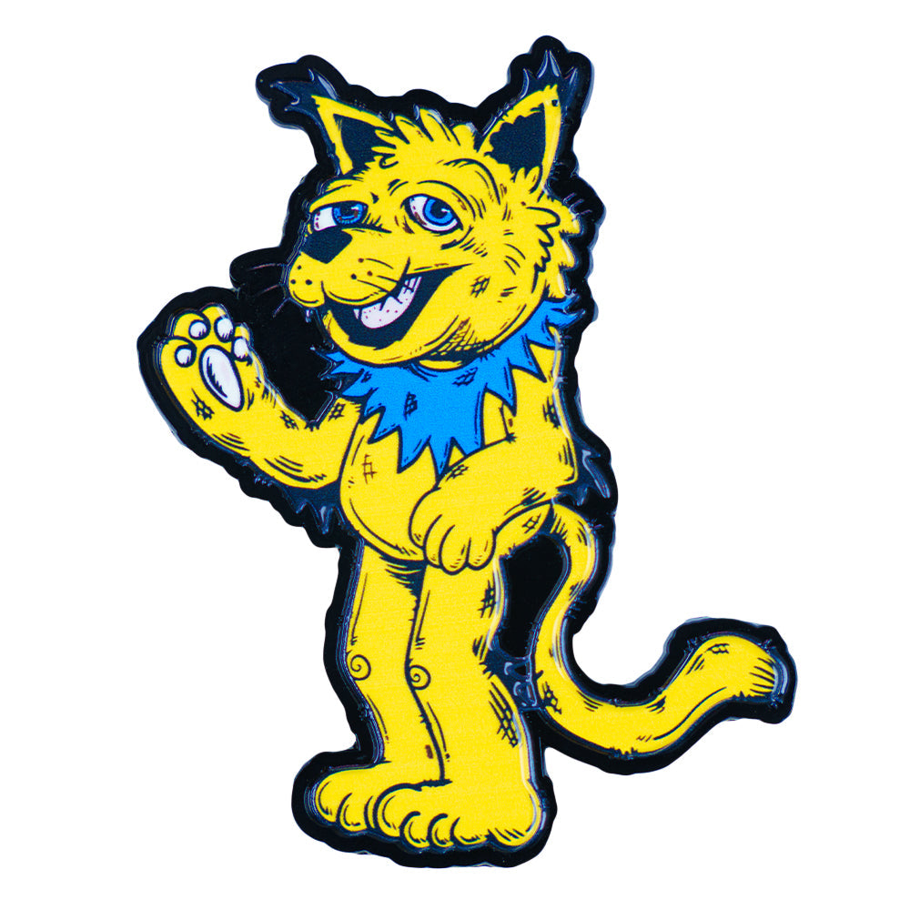 Vincent Gordon x Grassroots Dead Cats Yellow Cat Pin