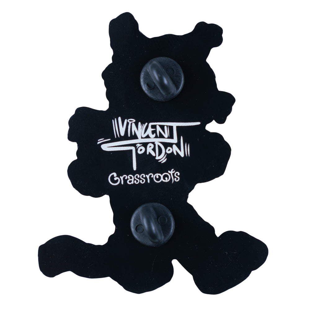 Vincent Gordon x Grassroots Dead Cats Green Cat Pin
