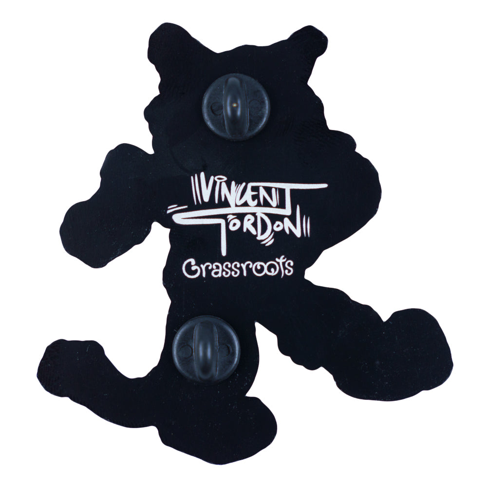 Vincent Gordon x Grassroots Dead Cats Blue Cat Pin