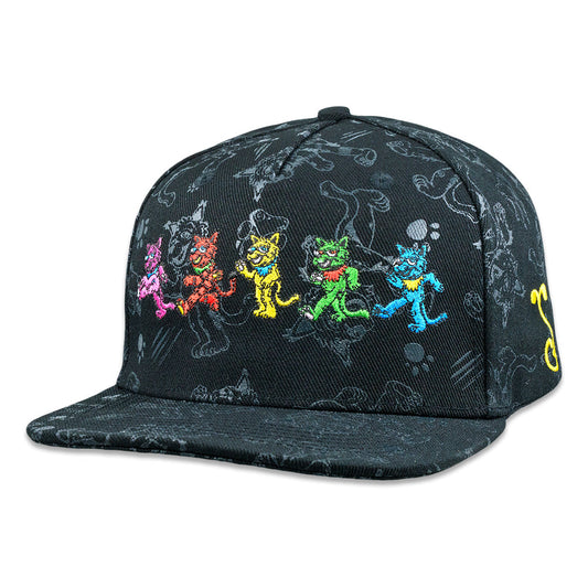 Vincent Gordon x Grassroots Dead Cats Black Snapback Hat