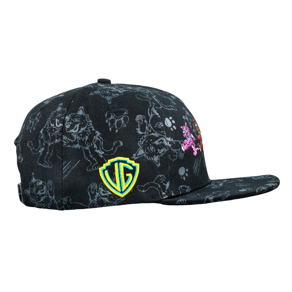 Vincent Gordon x Grassroots Dead Cats Black Kids Snapback Hat