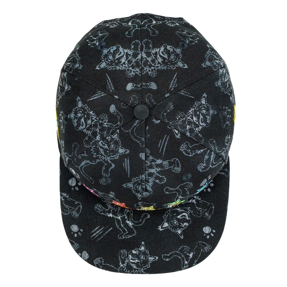 Vincent Gordon x Grassroots Dead Cats Black Kids Snapback Hat