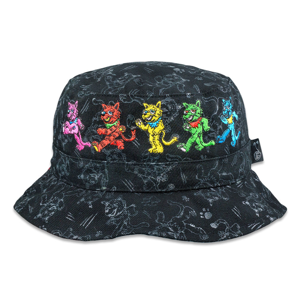 Vincent Gordon x Grassroots Dead Cats Reversible Bucket Hat