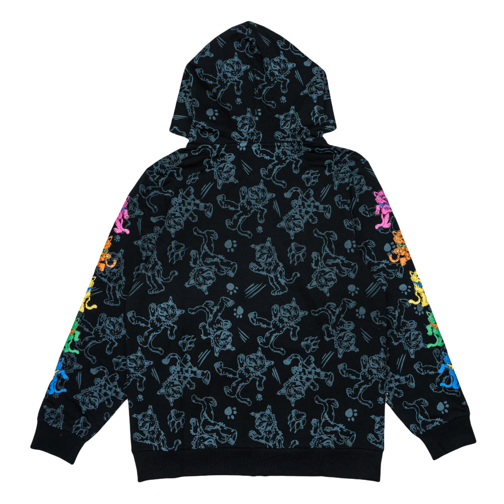 Vincent Gordon x Grassroots Dead Cats Black Zip Up Hoodie