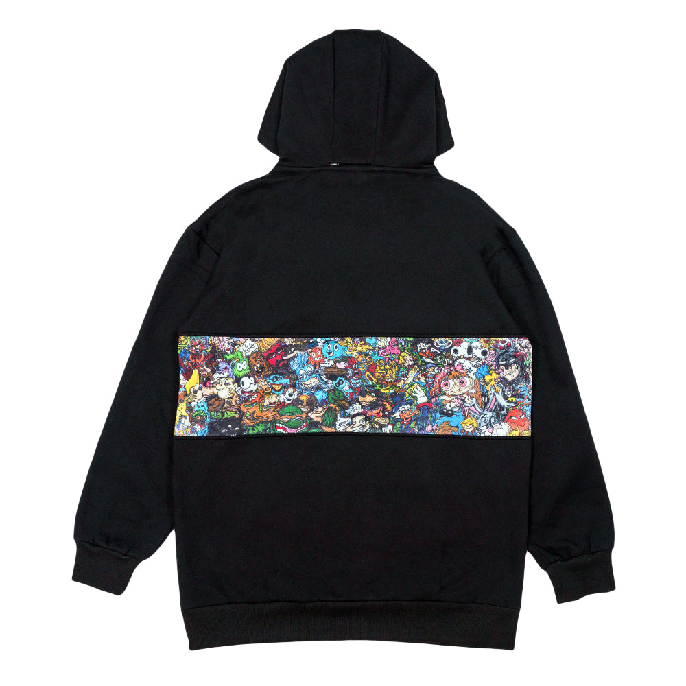 Vincent Gordon x Grassroots Cartoon Gumbo Black Tall Pullover Hoodie