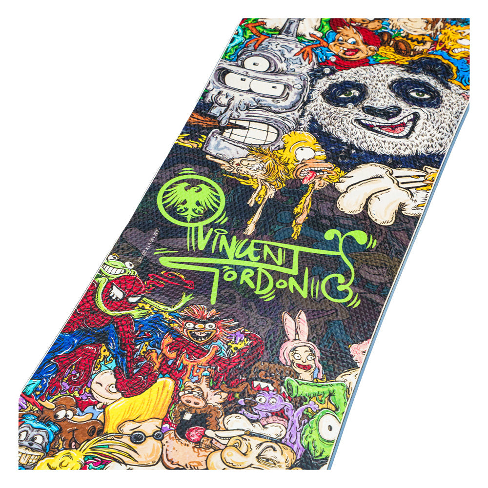 Vincent Gordon x Grassroots Cartoon Gumbo Never Summer V-Twin Snowboard