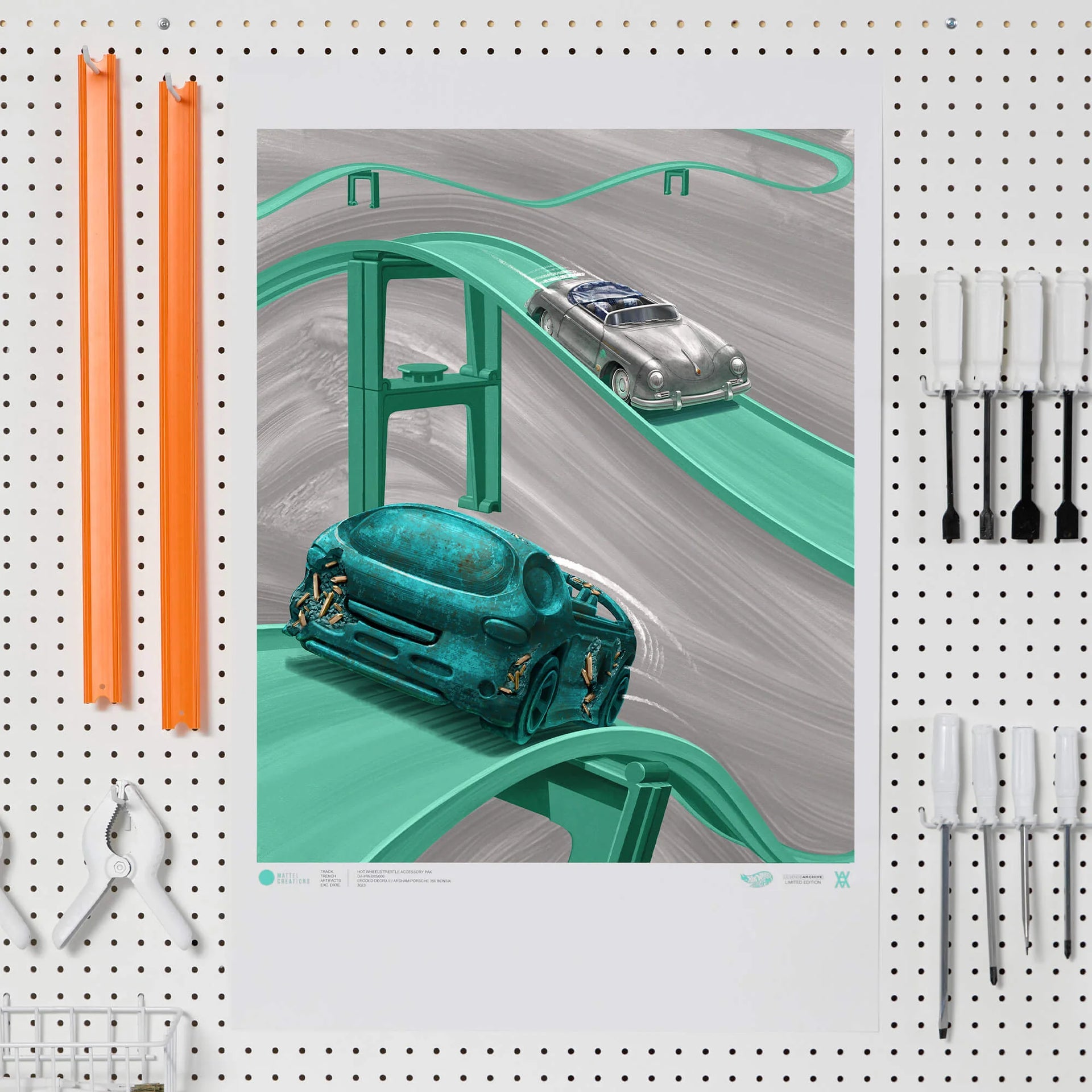 Hot Wheels x Daniel Arsham Legends Archive Lap 2 Poster – Decadent 